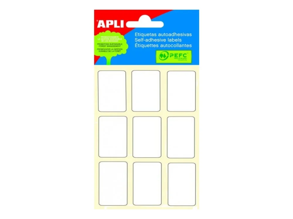 Etikety APLI 22x32mm 6 listů bílé Cenová Bomba