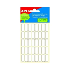 Akce Etikety APLI 8x20mm 6 listů bílé