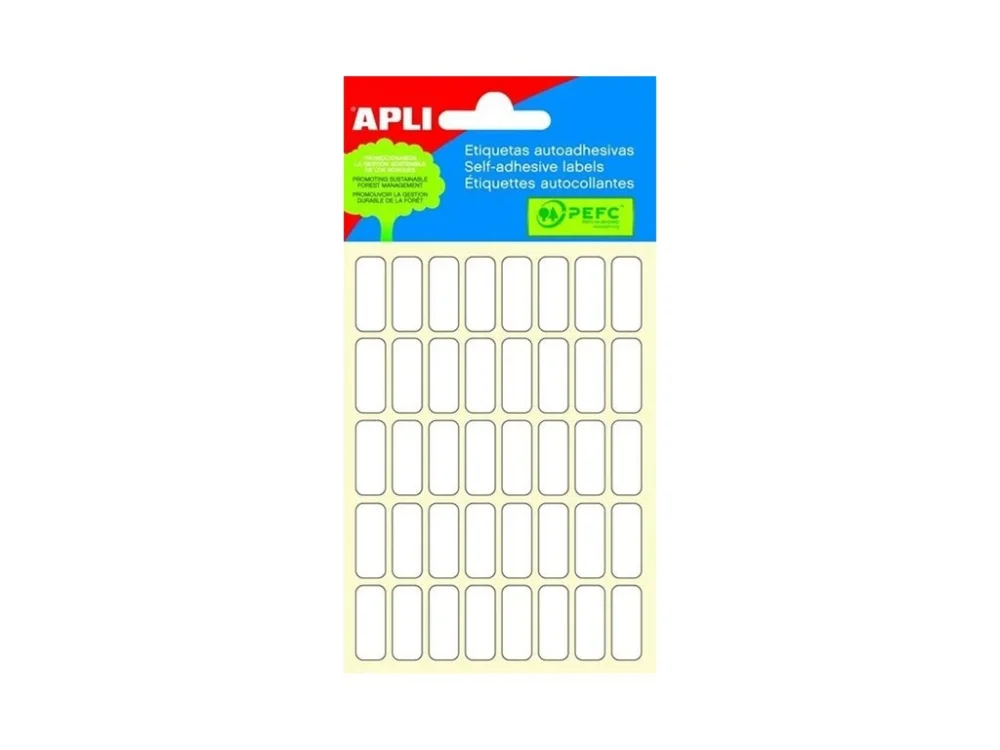 Etikety APLI 12x30mm 6 listů bílé Akční Nabídka