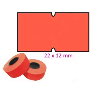 Časově Omezené Etikety COLA PLY do kleští 22x12mm červené