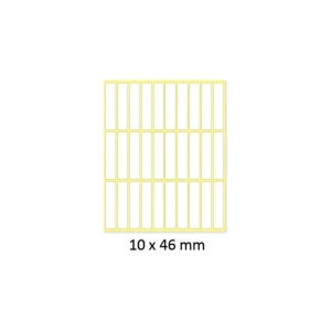 Etikety A6 10x46mm 10 listů Originální