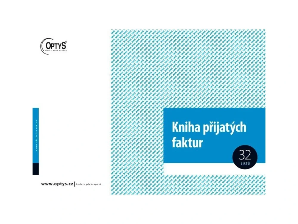 Kniha přijatých faktur A4 1009 Dokud Zásoby Vydrží