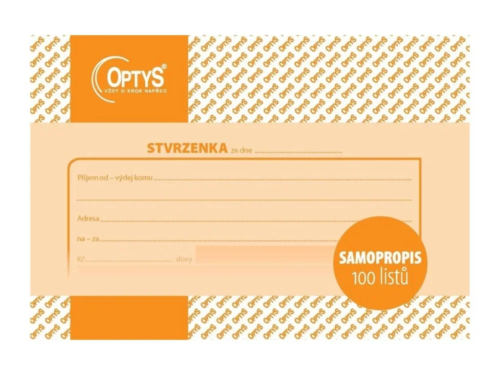 Stvrzenka samopropisovací A6 1080 Nejlepší Cena