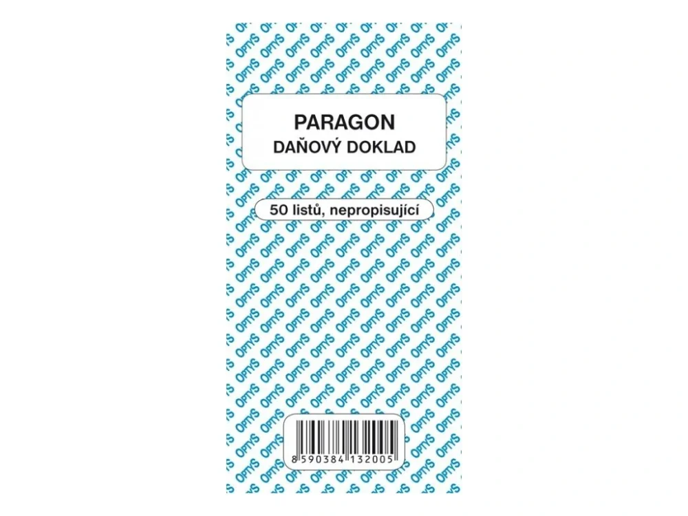 Bezpečná Platba Paragon 50 listů bez propisu 1320