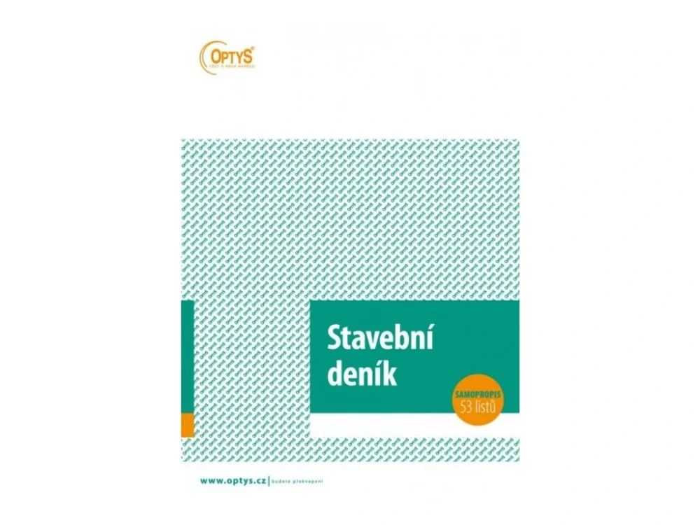 Stavební deník A4 samopropisovací 1268 Přímo Od Výrobce