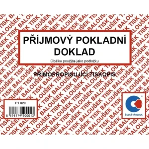 Aktuální Příjmový pokladní doklad EET A6 PT020