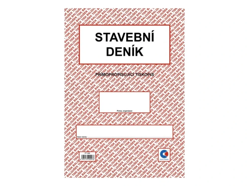 Sleva Stavební deník A4 PT255