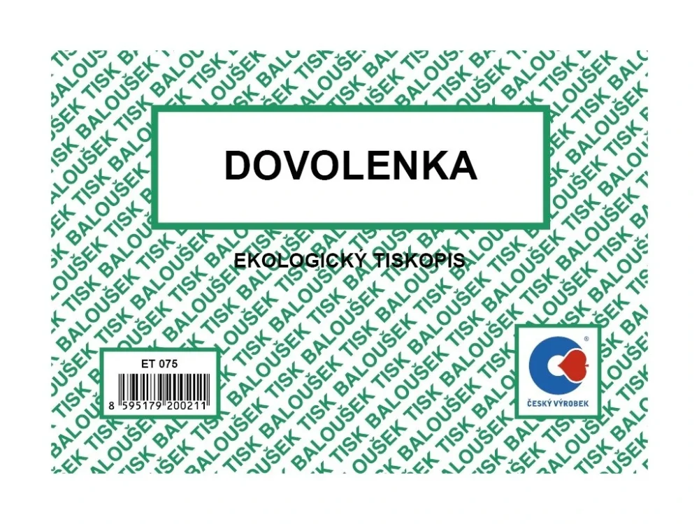 Dovolenka ET075 A6 Pouze Dnes