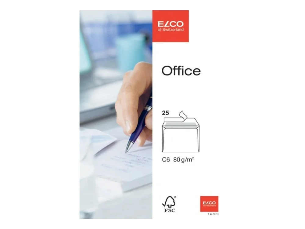 Obálka ELCO C6 samolepicí s krycí páskou 25ks Top Prodej