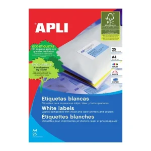 Etikety A4 APLI 38x21,2mm 25 listů Značkový