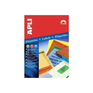 Etikety A4 APLI 105x37mm 20 listů modré Cenově Výhodný