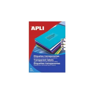 Etikety A4 APLI 63,5x38,1mm 20 listů čiré Sezónní Sleva