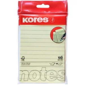 Časově Omezené Bloček KORES linkovaný 150x100mm 100 listů