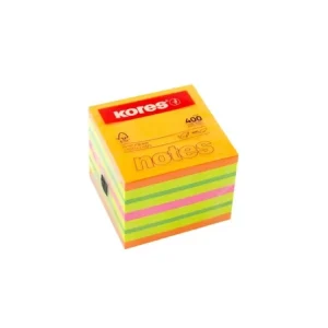 Bloček KORES Cubo Summer 50x50mm 450 listů neon Levný
