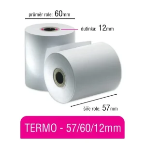 Bezpečná Platba Pokladní kotouček TERMO 57/60/12mm
