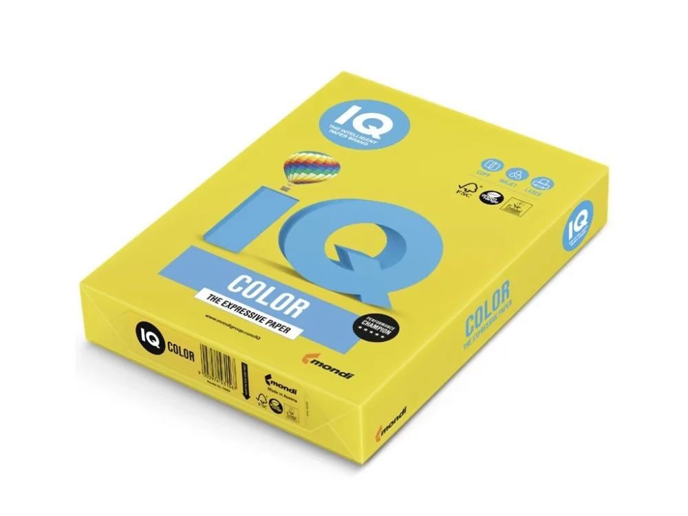 IQ COLOR IG50 A4 160g intenzivní žlutá Zlevněný