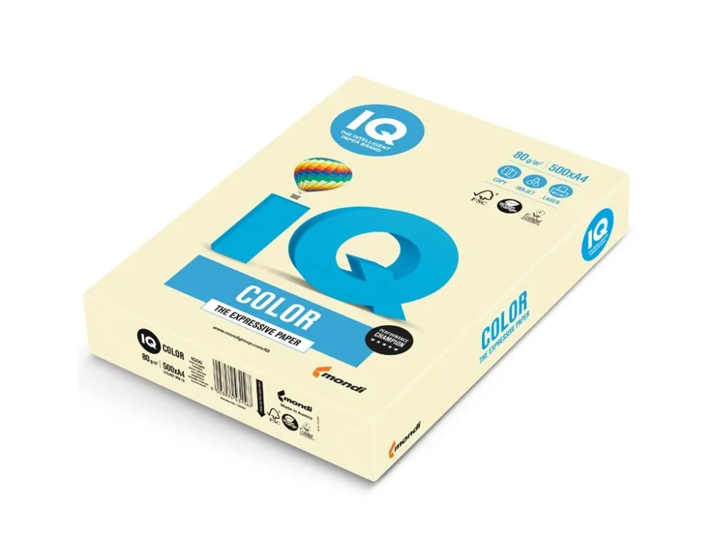 Ověřený IQ COLOR BE66 A4 160g vanilková