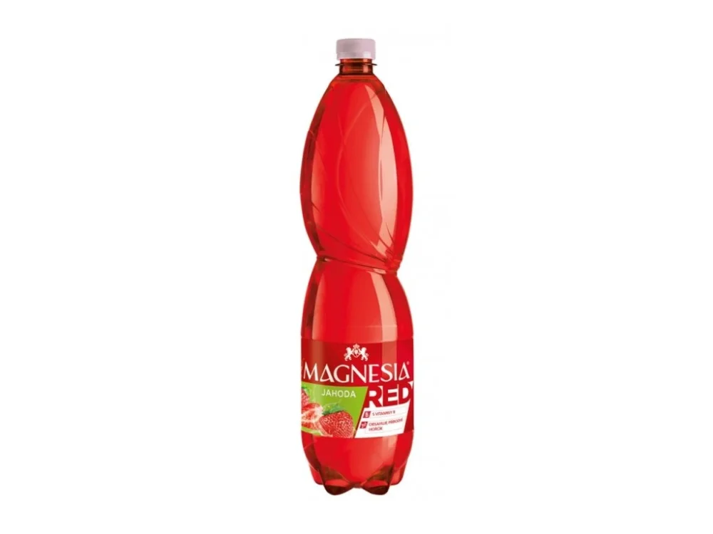 Akce Magnesia Red jemně perlivá Jahoda 6x1,5l