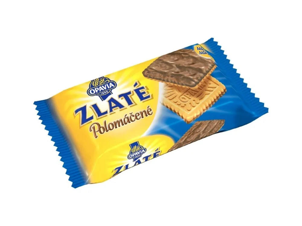 Opavia Zlaté polomáčené sušenky mléčné 100g Pouze Dnes
