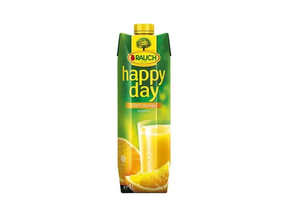 Autentický Happy Day pomeranč 100% džus 1l