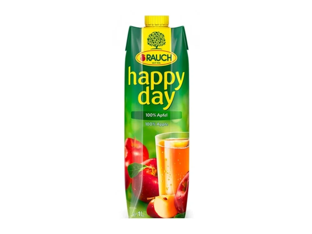 Sezónní Sleva Happy Day jablko 100% džus 1l