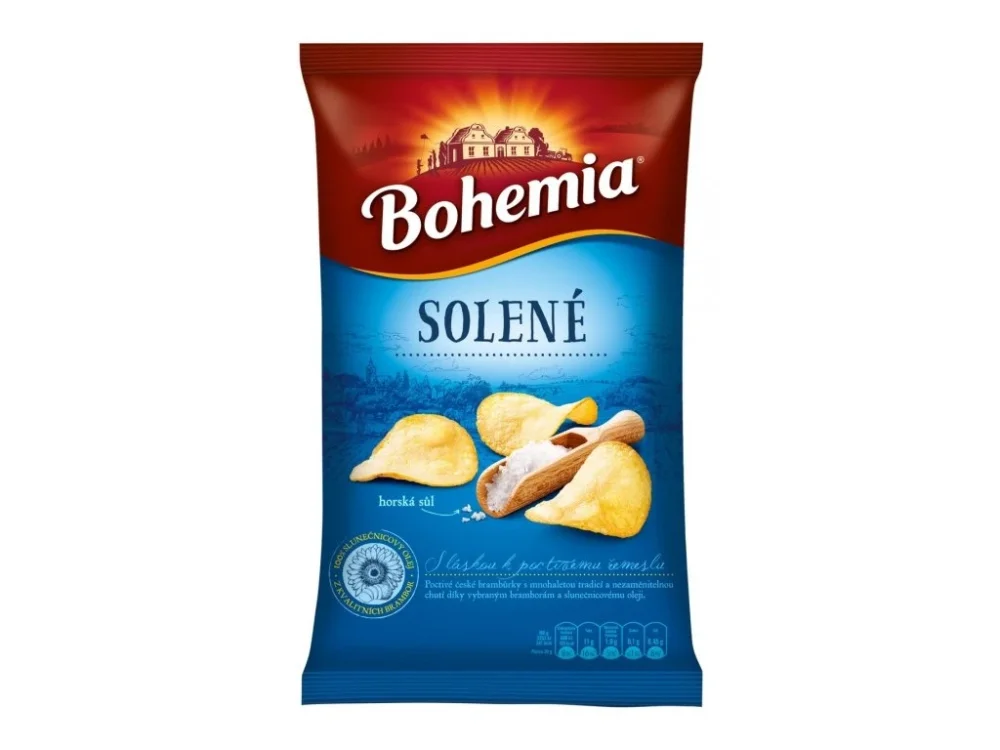 Bohemia Chips jemně solené 140g Nejlepší Cena