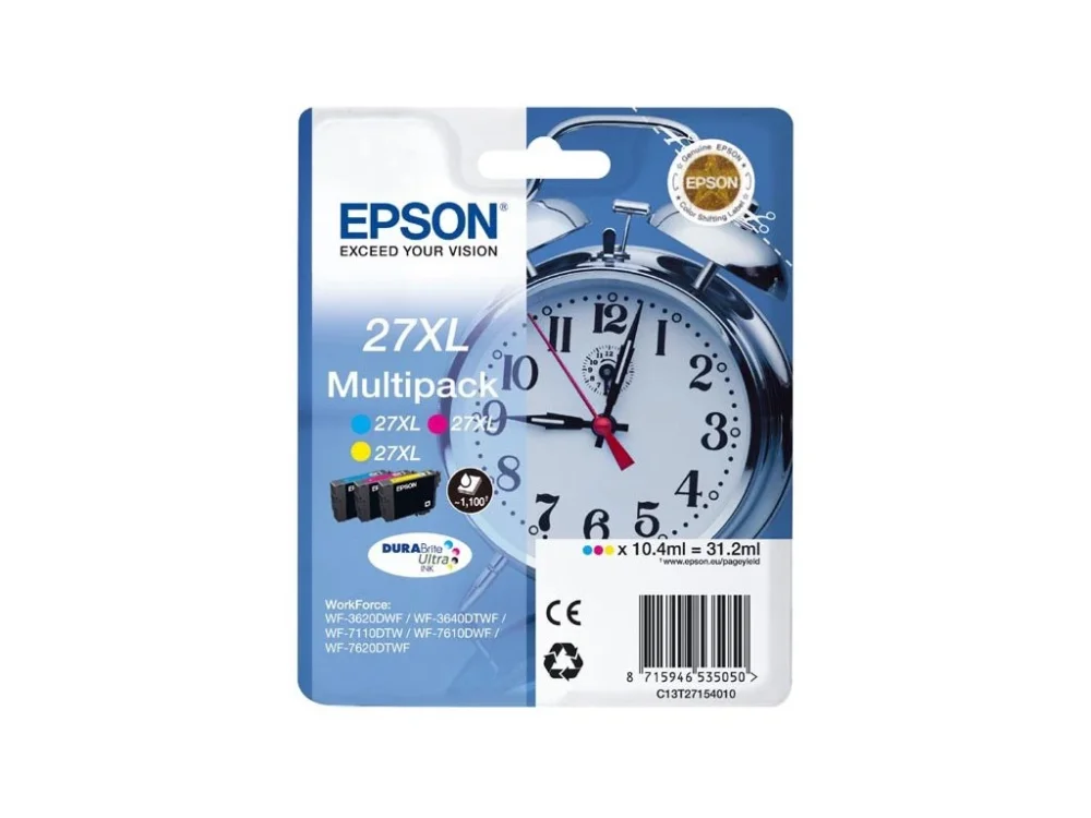 Omezená Nabídka Originální sada inkoustů Epson T2715 CMY