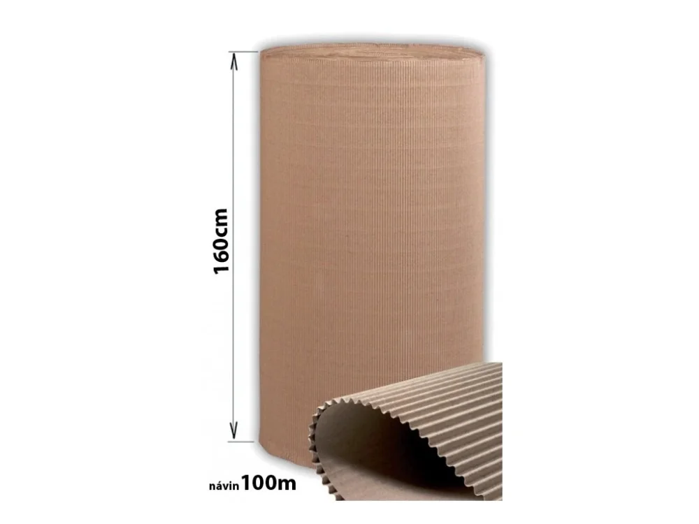 Lepenka vlnitá v roli 160cm 100m 210g Super Cena