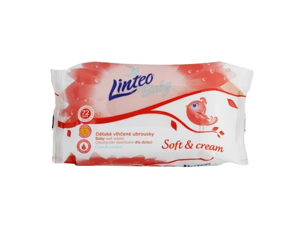 Vlhčené ubrousky Linteo 72ks Originální