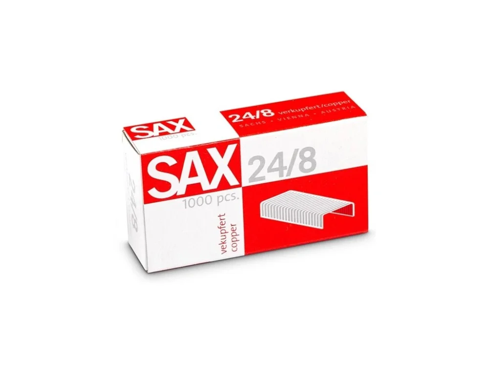 Drátky do sešívaček Sax 24/8 1000ks Nakupujte Hned