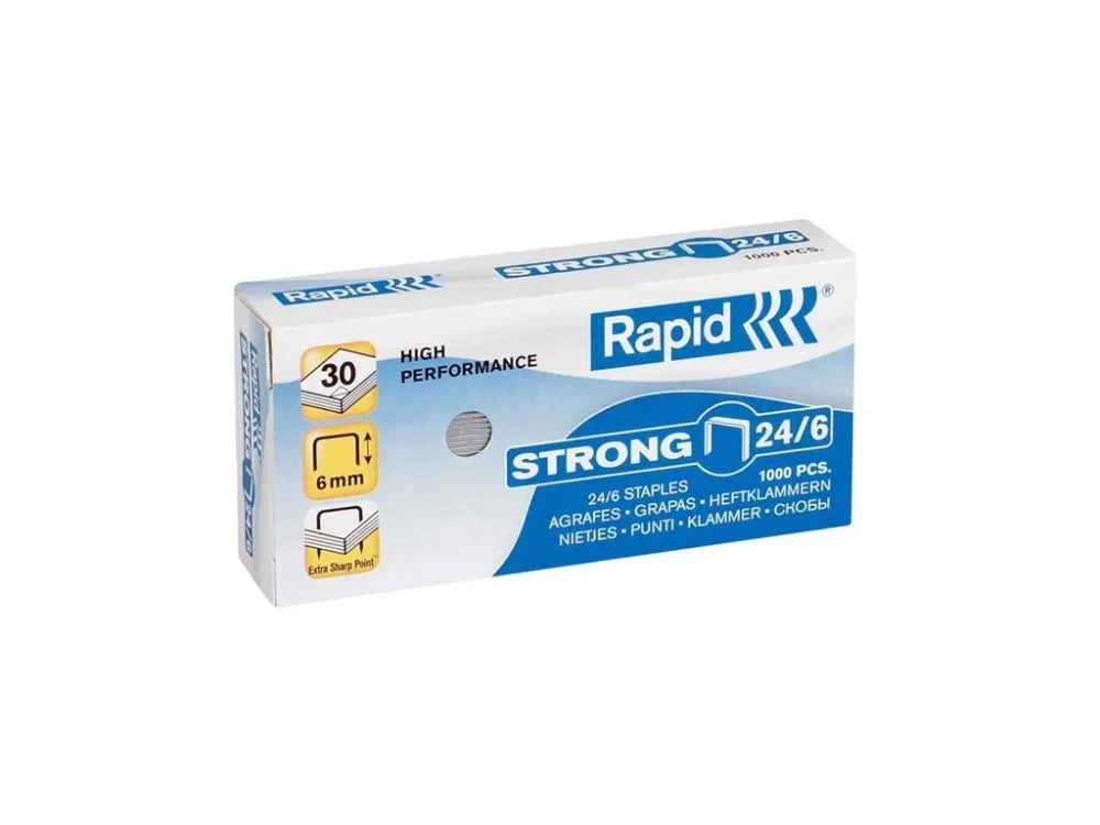 Akční Nabídka Drátky do sešívaček Rapid 24/6 Strong 1000ks