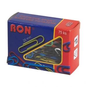 Kancelářské spony barevné RON 452B 28mm Top Prodej