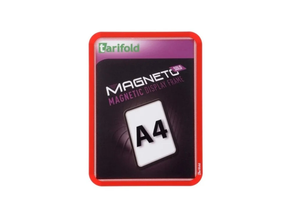 Sezónní Sleva Kapsa s rámečkem TARIFOLD Magneto Solo A4 červená