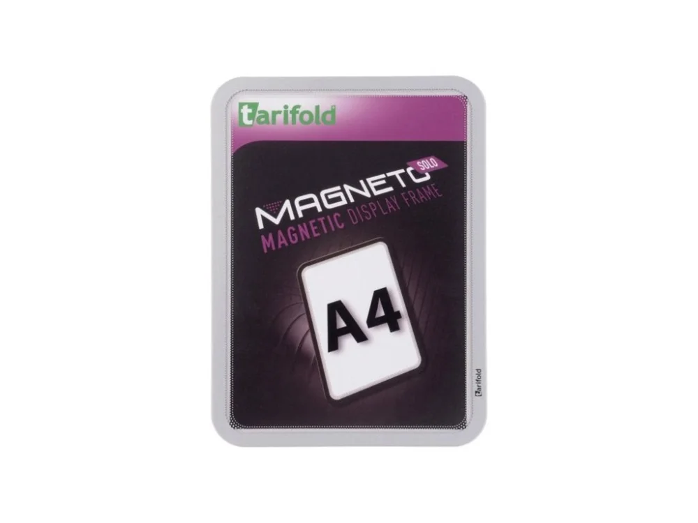 Akční Nabídka Kapsa s rámečkem TARIFOLD Magneto Solo A4 stříbrná