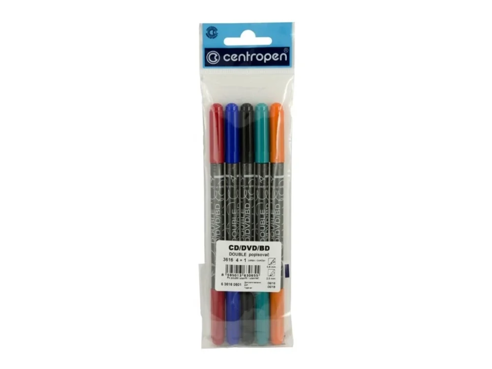 Nová Kolekce Centropen 3616 Double CD/DVD/BD 4+1ks