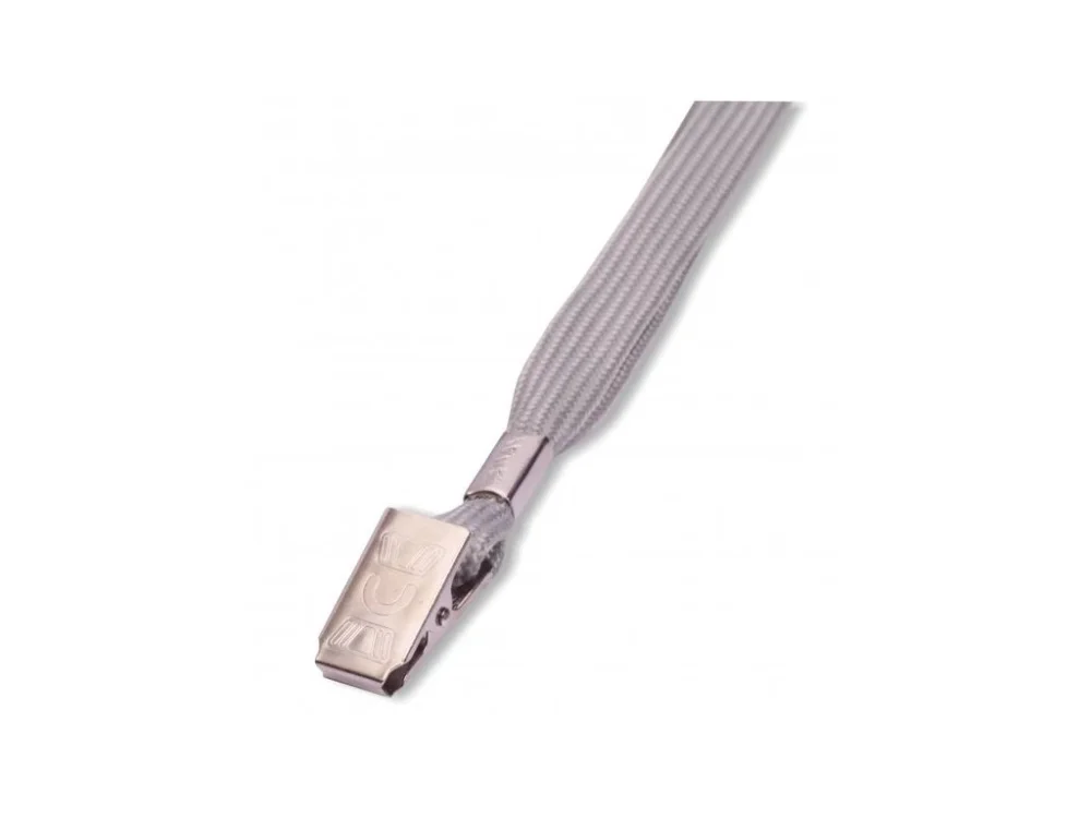 Šňůrka na krk LILY 10mm x 90cm šedá Akční Nabídka
