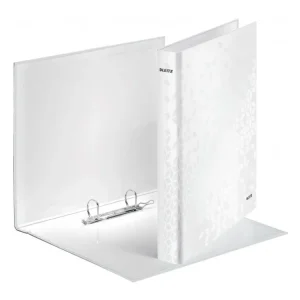 Must-Have Pořadač Leitz WOW 40mm 2-kroužkový perleť.bílý