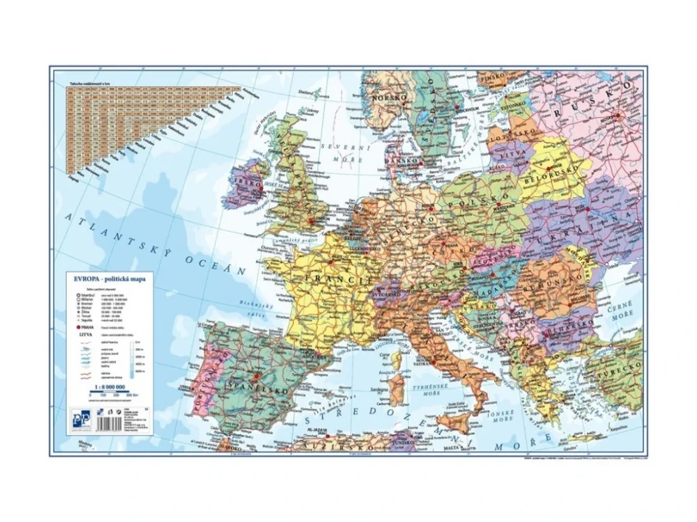 Nová Kolekce Podložka na stůl 60x40cm Evropa 5-805