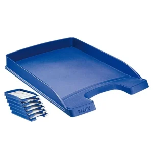Odkladač Leitz Plus slim A4 modrý Nová Kolekce