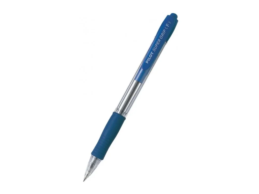 Kuličkové pero PILOT Super Grip 0.7 modré Dokud Zásoby Vydrží