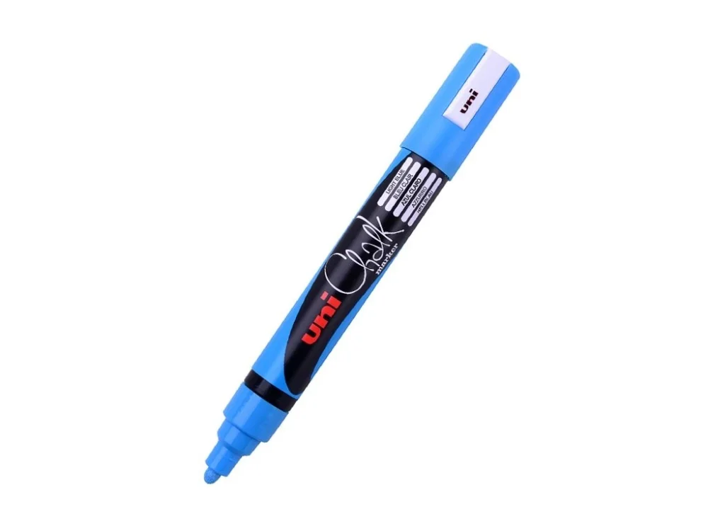Nová Kolekce UNI PWE-5M ChalkMarker křídový sv.modrý