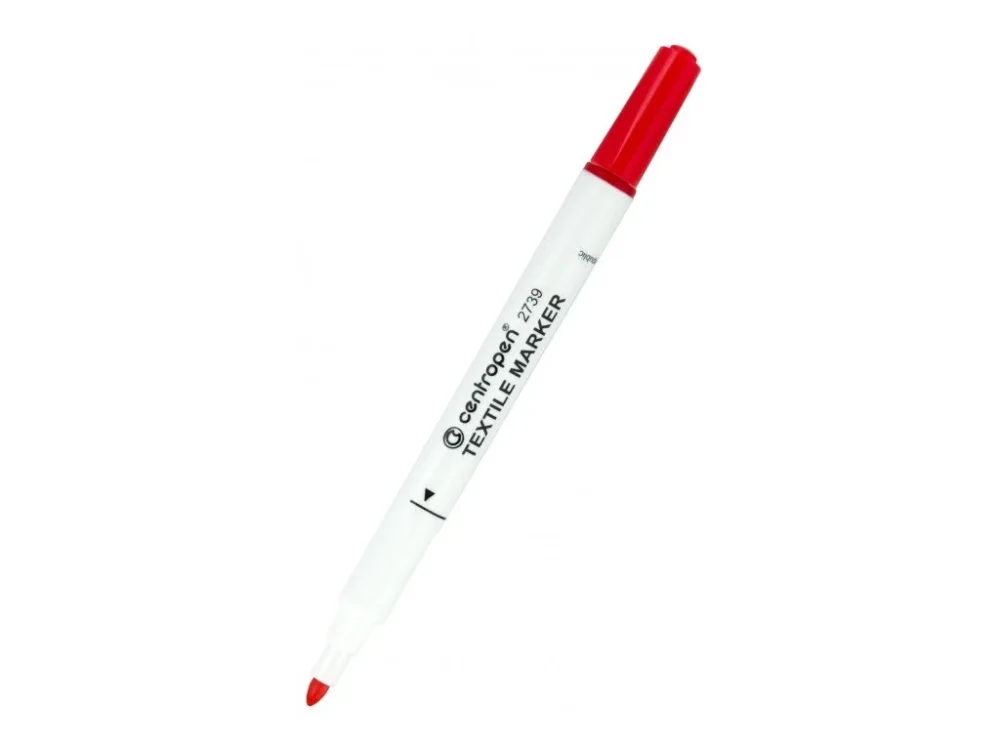 Centropen 2739 značkovač na textil červený Výhodná Nabídka