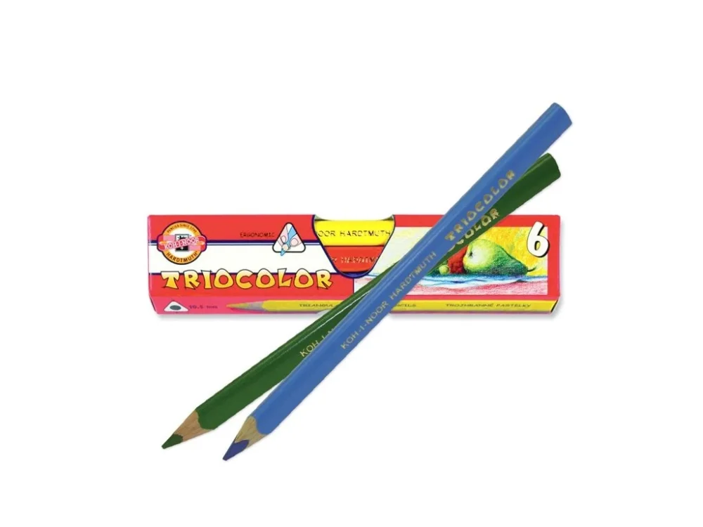 Časově Omezené Pastelky Koh-i-Noor Triocolor 3151- 6ks