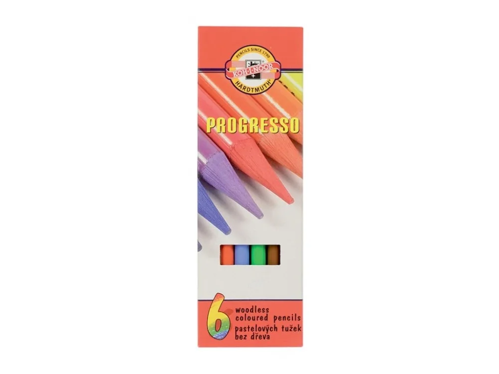 Pastelky Koh-i-Noor Progresso 8756 - 6ks Výhodná Nabídka