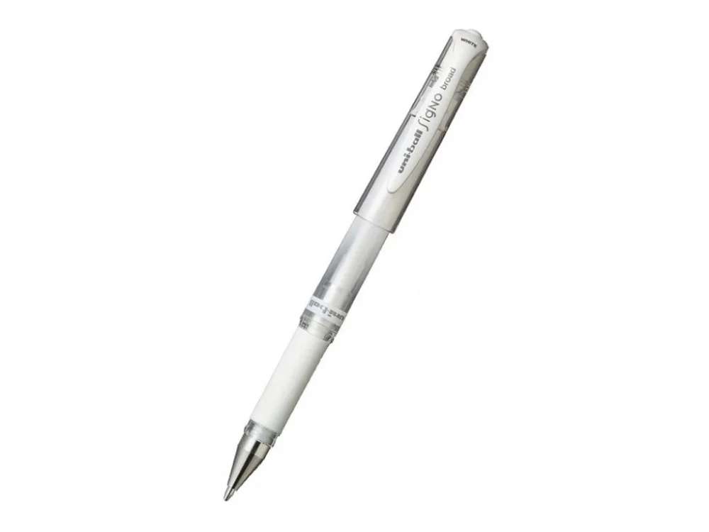 Gelový roller UNI UM-153 NM Signo Board bílý Vysoce Kvalitní
