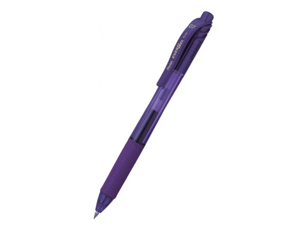 Gelové pero BL107 EnerGel 0,7mm fialové Bezpečná Platba