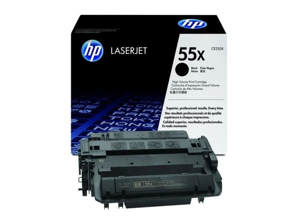 Oblíbený Originální toner HP CE255X černý