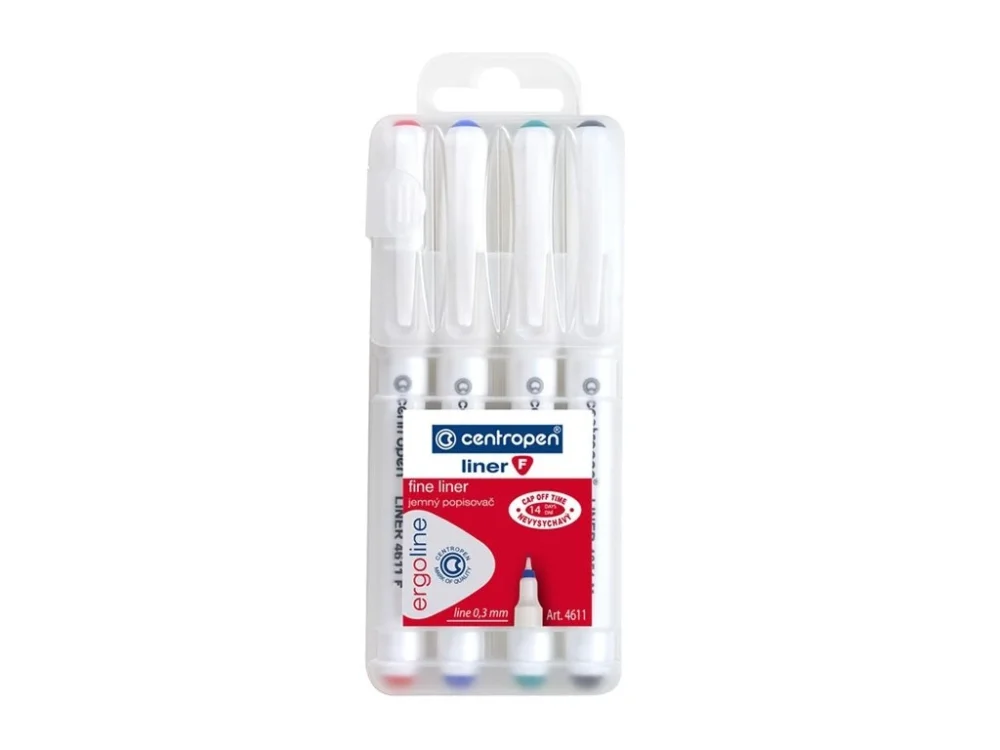 Akční Nabídka Centropen 4611 liner 4ks