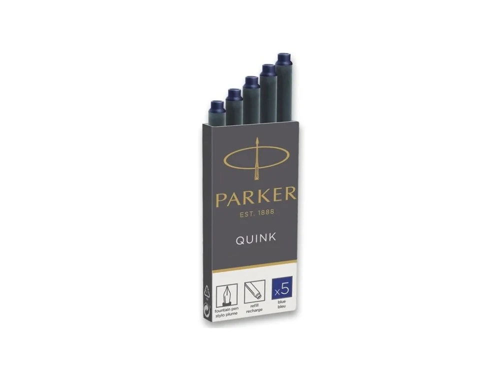 Bombičky inkoustové PARKER ROYAL modré 5ks Tovární Cena