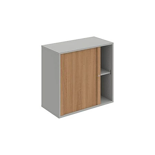 Jen Po Omezenou Doba Skříň polic rolet levá 74*80 cm DZ28003L, šedá/višeň
